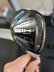 TaylorMade SIM 2 MAX Rescue 22* 4 Hybrid Diamana M+ 60 HY Stiff - Picture 1 of 7