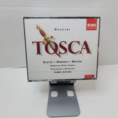 Puccini TOSCA Levine Scotto Domingo Bruson [EMI 2 CD Box Set] NEW SEALED ReadPLS - Image 1 of 4