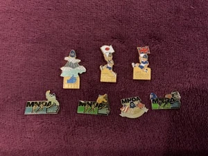 7 x MNDA New York Marathon 1991 Vintage Police Pin Lapel Badge And Others - Picture 1 of 10
