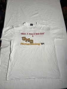 vtg single stitch shirt MN Duluth Bulldogs 1991 Homecoming Screen Stars KZIO XL - Picture 1 of 14