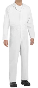 Red Kap Twill Action Back Painter's Coverall #CT16WH - White - XXL Reg - Picture 1 of 3