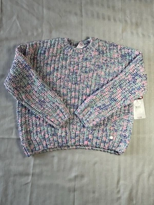 Suéter Palomitas de Maíz Cuello Redondo Justice Girls Talla S 7/8 Manga Larga Pullover Nuevo con Etiquetas Foto 1 de 4