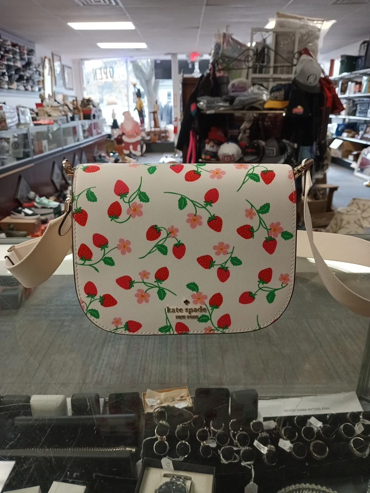 Bolso Bandolera Verano Kate Spade Madison Estampado Fresa Vid Foto 1 de 4
