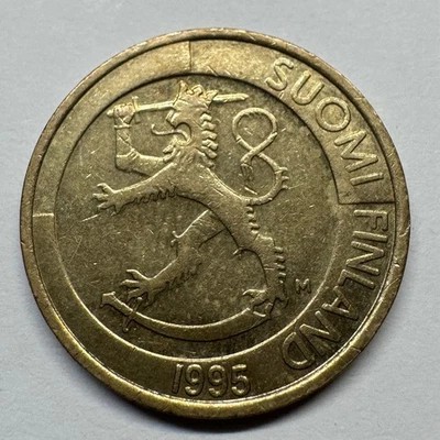 Finlandia 1995 1 Markka - Moneda #C-078 Foto 1 de 2