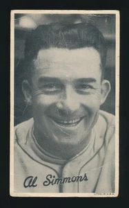 1936 Goudey WIDE PEN Premiums (Type 1) -AL SIMMONS (Detroit Tigers) HOF - Picture 1 of 2