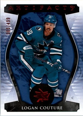 2023-24 Artifacts Ruby #87 Logan Couture /499 - HKY - Image 1 of 2