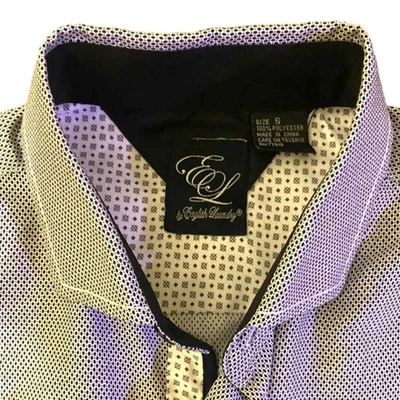 ENGLISH LAUNDRY 短袖黑白纽扣对比色 - 小号 — 第 1/4 张图片