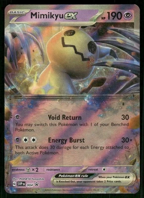 Mimikyu ex - 004 Promo Holo NM Pokemon SV: Scarlet & Violet Promo Cards - Image 1 of 2