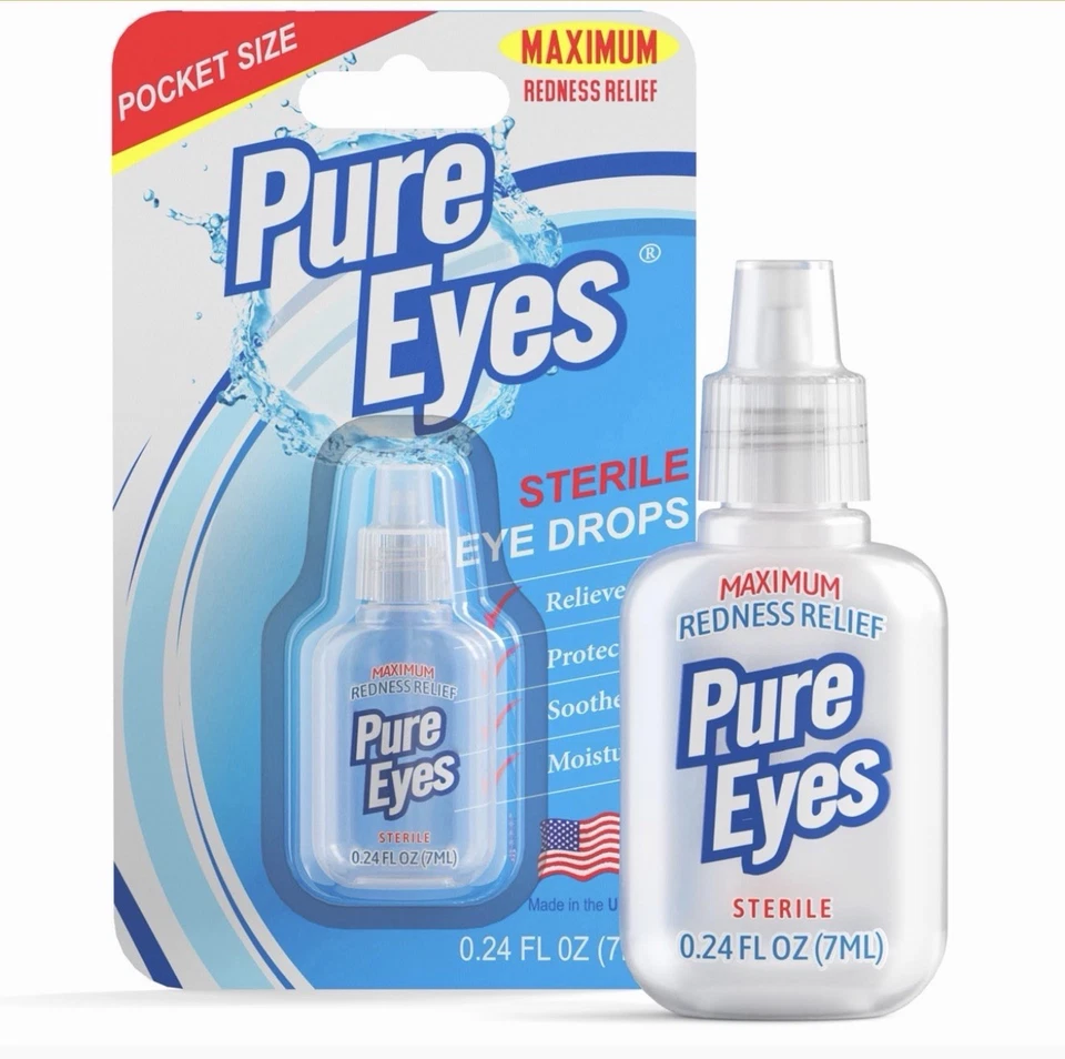 25 gotas para ojos puros, alivio hidratante para ojos alivio caducan 27/01 envío gratuito Foto 1 de 1