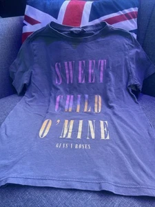 guns   roses sweet child of mine kids tee shirt in gray with other colors size 7 - Picture 1 of 3