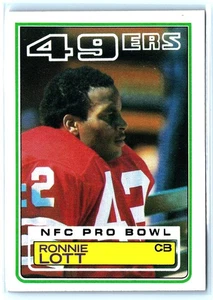 1983 Topps #168 Ronnie Lott - Picture 1 of 2