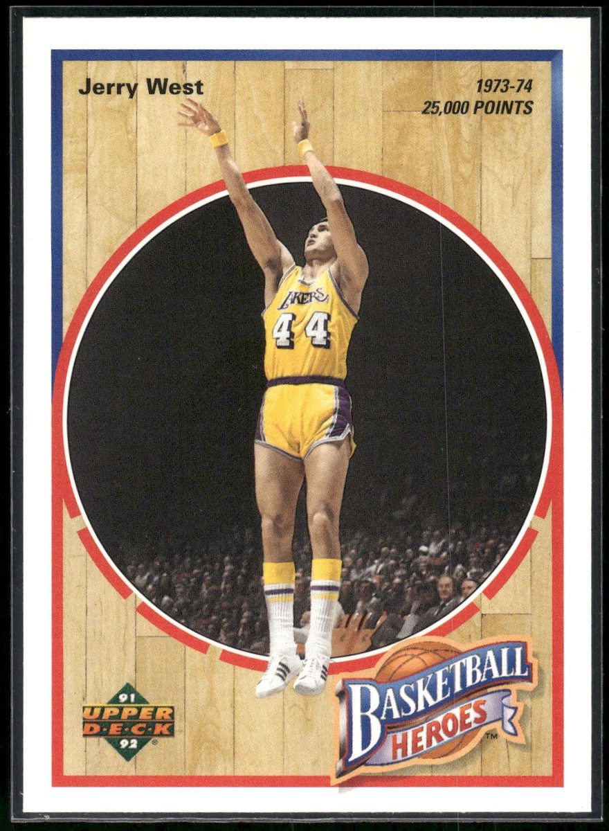 Upper Deck Jerry West Basketball Trading Cards & Accessories 1991