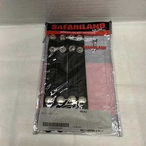 Safariland Model 65-4-9 4 Pack Belt Keeper High Gloss Chrome Snaps NEW - Picture 1 of 4