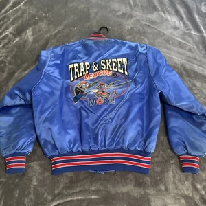 Mens HOLLOWAY retro Style Jacket Size XL - Trap Skeet League Mobil - Picture 1 of 12
