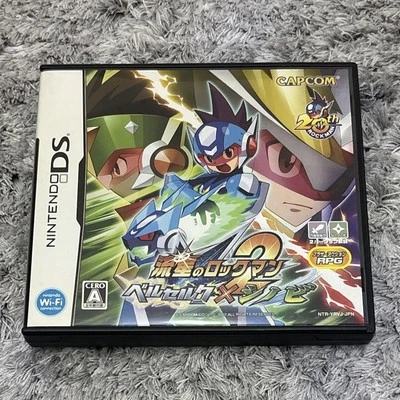 Ryuusei no RockMan 2 Berserk x Shinobi Nintendo DS Capcom Authentic Japan Box - Image 1 of 4