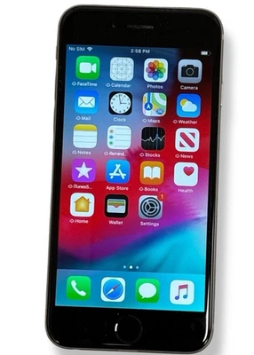 Apple iPhone 6 32GB AT&T Unlocked Space Gray A1633 MG5W2LL/A (Battery 89%) - Image 1 of 4