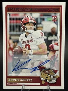 2025 Panini Score Kurtis Rourke Rookies Signatures RC Auto #82 Francisco 49ers - Picture 1 of 2