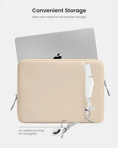 360° Protective Laptop Sleeve for 15-inch MacBook Air M4, M3, Dell XPS, carry it - Picture 1 of 8