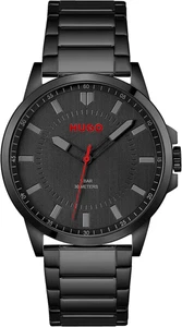HUGO Analogue Quartz Watch for Men | Stainless Steel Bracelet or Leather Strap - Picture 1 of 11