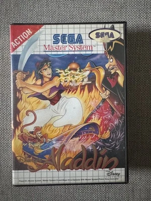 Master System ALADDIN Disney's Boxed & Manual PAL REGION FREE *Works in US* - Image 1 of 3