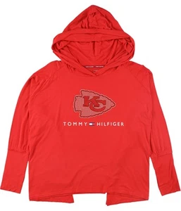 Tommy Hilfiger Womens Kansas City Chiefs Embellished T-Shirt, Red, Small - Picture 1 of 2