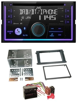 JVC MP3 USB 2DIN DAB Bluetooth CD Autoradio für Porsche Cayenne 2007-2010 - Bild 1 von 4