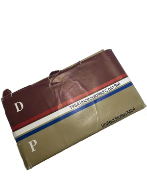 1984 Denver & Philadelphia United States Mint Uncirculated Coin Set in OGP - Image 1 of 2