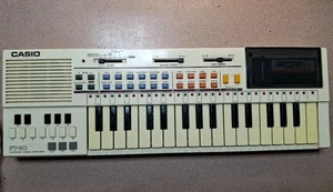 Casio PT-80 Vintage Keyboard Electronic Synthesizer With Box - Tested And Works. - Picture 1 of 5