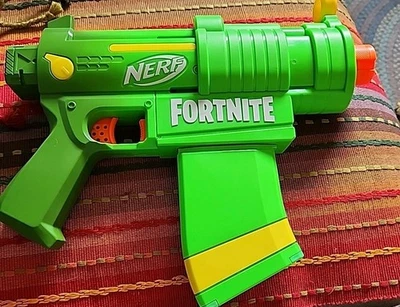 Fortnite Nerf Foam Dart Gun Green *No Darts Included* - Image 1 of 3