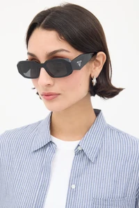 Gafas de Sol Sunglasses Prada PR 17WS 1AB5S0 Symbole Black Negras NUEVAS NEW - Imagen 1 de 14
