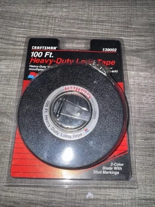 Sears Craftsman USA Nos 100 ft Steel Measuring Tape VINTAGE Sealed Rare 39002 - Picture 1 of 5