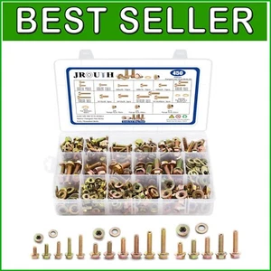 Kit de pernos de acero de aleación 450 piezas M6 M8 M10 - Diseño de cabeza hexagonal con brida de alta resistencia - Imagen 1 de 9