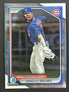 DERNICHE VALDEZ 2024 Bowman Chrome Prospect #BCP-7 Chicago Cubs - Picture 1 of 2