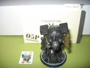 =Mechwarrior REPÚBLICA DE LA ESFERA Mason Dunne 140 Mad Cat III con dossier 31 = - Imagen 1 de 1