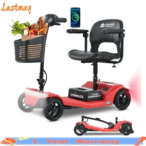 NEW 250W Foldable 4 Wheels Mobility Scooter for Adults & Seniors 330lbs 20 miles - Picture 1 of 13