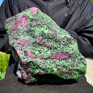 37.8LB Natural green Ruby zoisite (anylite) crystal Chakra mineral Healing Energ - Picture 1 of 14
