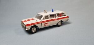 Vintage USSR CCCP 1:43 NOVOEXPORT Volga GAZ 24-02 Ambulance 