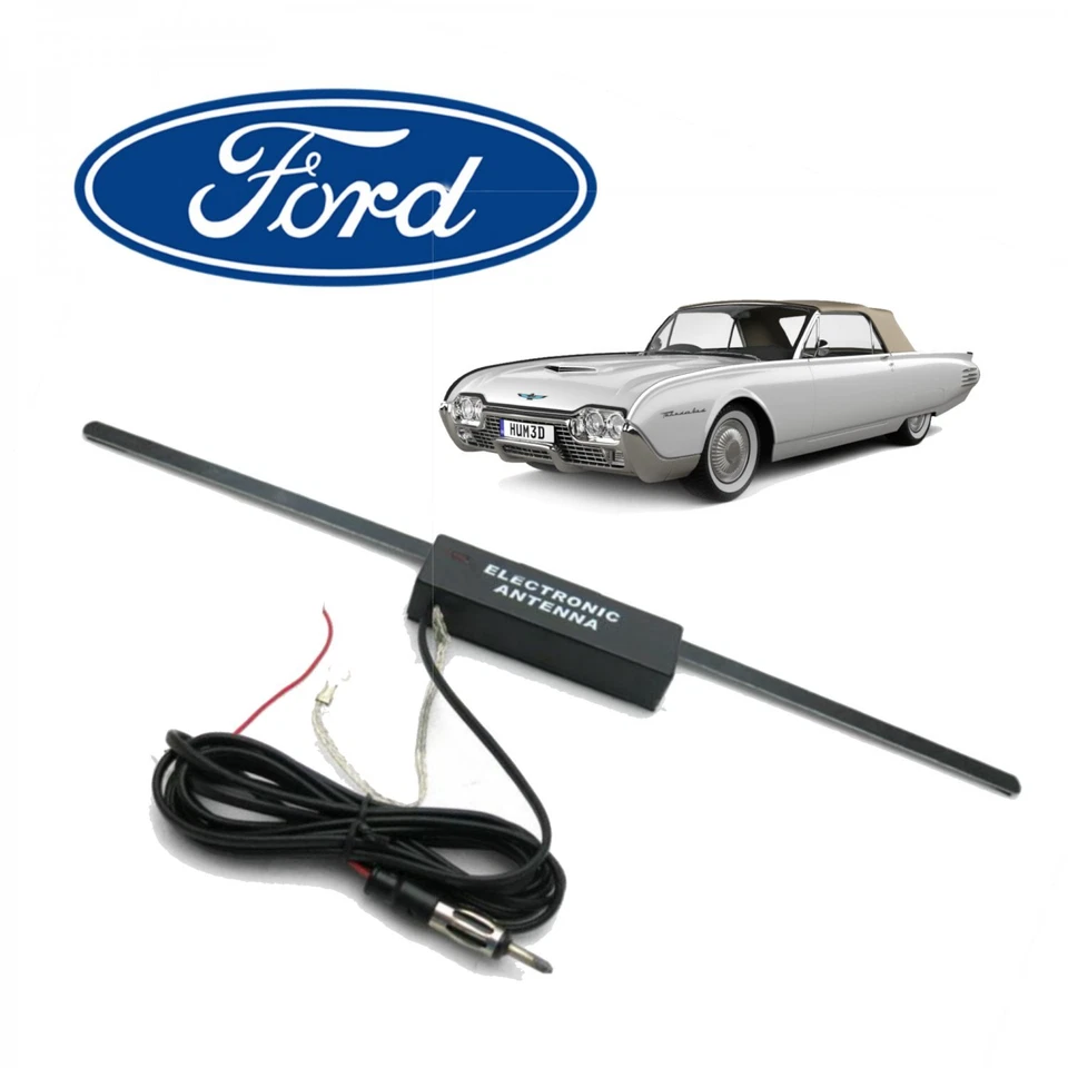 Se adapta a Ford Thunderbird Antena de Radio Amplificada Oculta FM Estéreo Elite Holley 430 Foto 1 de 4