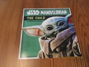 Star Wars The Mandalorian 16-Month 2023 Wall Calendar  ~ The Child - Picture 1 of 4
