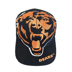 Cappello Berretto Chicago Bears The Game Big Logo Personalizzato Snapback Raro Nero Arancione No TAG - Foto 1 di 9