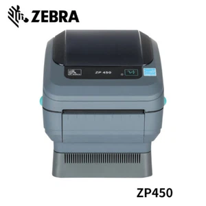 Zebra ZP450 Direct Thermal Shipping Label USB Printer Barcode - Afbeelding 1 van 8