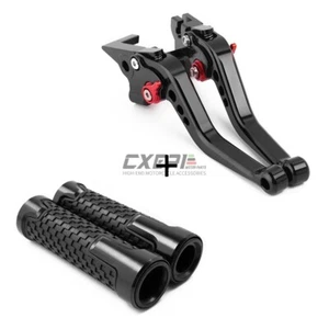 For Vespa GTS 300 125 250 GTS300 GTS250 Short Brake Clutch Levers Handle Grips - Imagen 1 de 13