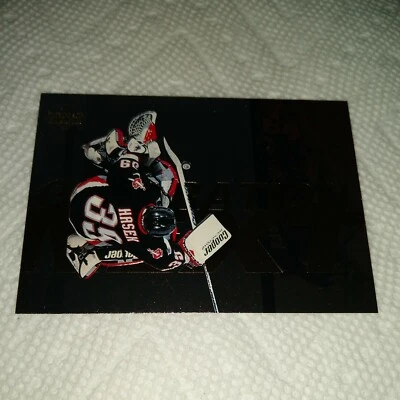 1997 Upper Deck GENERATION NEXT Dominik Hasek Sabres Roman Turek Stars #X28 - Image 1 of 4