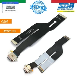 FLAT DOCK RICARICA CONNETTORE TYPE C PER SAMSUNG GALAXY NOTE 20 ULTRA SM-N985 - Imagen 1 de 1