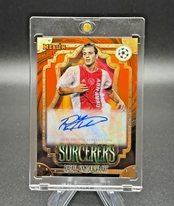 Rafael Van Der Vaart 2023 Topps Merlin UCC Sorcerers Auto Orange Refractor 24/25 - Picture 1 of 11