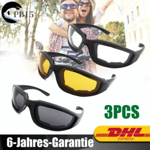 Motorradfahrbrille Winddichte Fahrradbrille UV400 Outdoor Sports Sonnenbrille - Bild 1 von 13