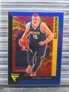 2020-21 Flux Nikola Jokic Blue Prizm #43 Nuggets