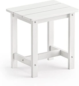 New Outdoor Side Table, HDPS Small Outdoor Adirondack Side Tables, - Picture 1 of 5