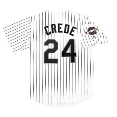 Joe Crede Chicago White Sox 2005 World Series Men's Home White Jersey (S-3XL) - Image 1 of 4