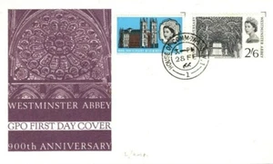 GB QEII *HOUSE OF COMMONS* CDS Westminster Abbey FDC Bradbury 125 £ + 1966 Q71a - Photo 1/6